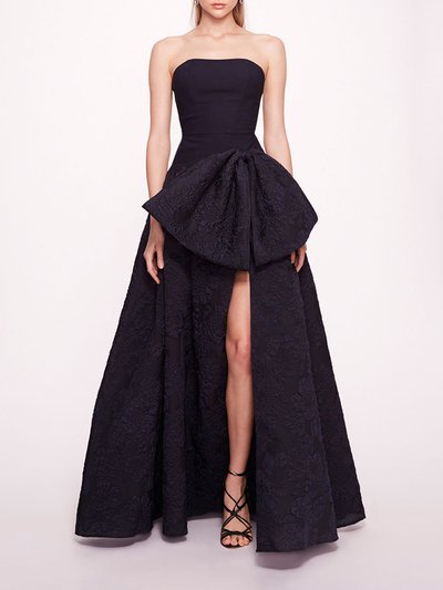 Marchesa Notte Calathea Gown - Navy product