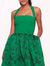 Calathea Halter Dress - Emerald