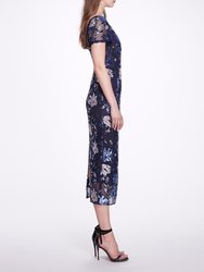 Cap Sleeve Tea - Length Gown