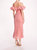 Cloque Midi Dress - Pink