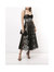 Corseted Cocktail Dress - Black