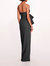 Deconstructed Bow Gown - Black