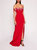 Draped Bodice Gown - Lipstick Red - Lipstick Red