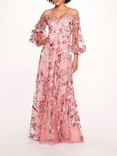 Marchesa Notte Garden of Eden Gown - Rose Combo product