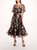 Garden Of Eden Midi Dress - Black Multi