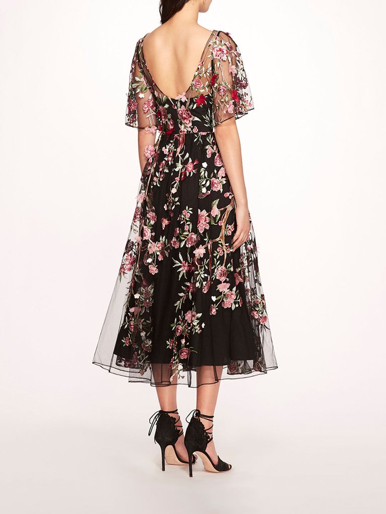 Garden Of Eden Midi Dress