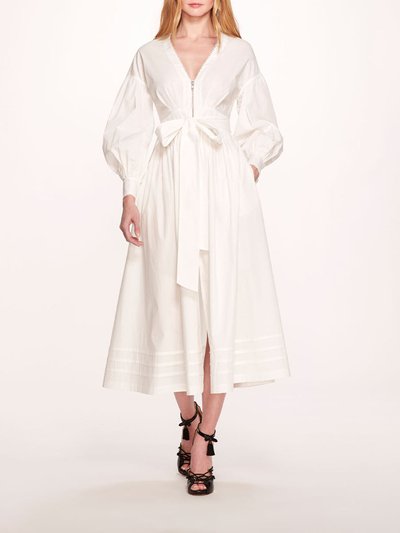 Marchesa Notte Indigo Midi Dress - White product