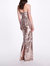 Metallic Mermaid Gown - Champagne