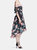Off-Shoulder 3D Floral Cocktail Dress