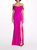 Off Shoulder Column Gown - Orchid - Orchid