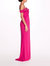 Off Shoulder Column Gown - Orchid