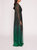 Ombre Beaded Gown - Emerald Multi