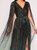 Ombre Beaded Gown - Emerald Multi