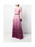Ombré Tiered Textured Gown - Lilac