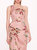 One Shoulder Drape Midi Dress - Pink