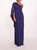 One Shoulder Kaftan Dress - Navy - Navy