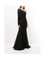 One Shoulder Mermaid Gown - Black