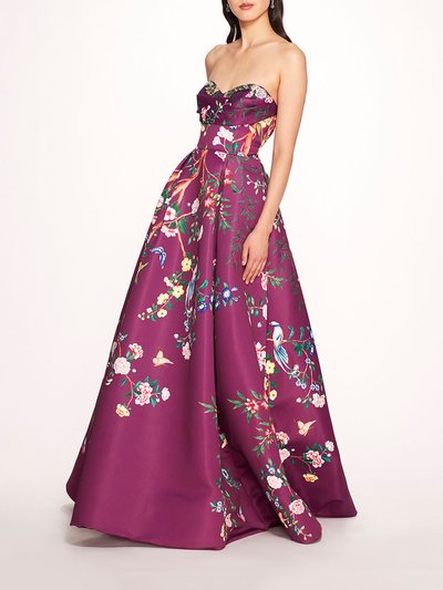 Marchesa Notte Paradise Ball Gown - Amethyst Combo product