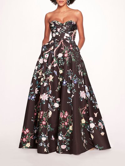 Marchesa Notte Paradise Ball Gown - Black Combo product