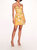 Paradise Satin Mini Dress - Golden Combo - Golden Combo