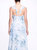 Pavia Printed Gown - Dusty Blue