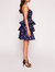 Sequin Bouquets Mini Dress - Indigo