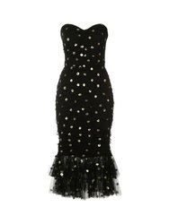 Sequin Dot Tulle Cocktail Dress