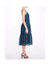 Sleeveless 3D Guipure Lace Midi Dress