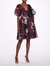 Soft Organza Wrap Dress - Sienna Multi - Sienna Multi