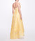 Strapless Organza Gown - Lemon