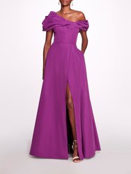 Taffeta Gown - Violet - Violet