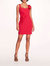 Taffeta Mini Dress -  Lipstick Red - Lipstick Red