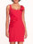 Taffeta Mini Dress -  Lipstick Red