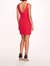 Taffeta Mini Dress -  Lipstick Red