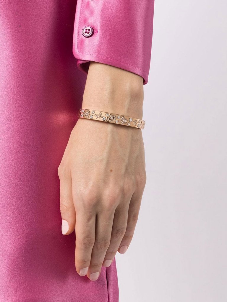 Pavé Motif Bangle