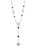 Pearl Y Necklace - Black