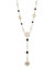 Pearl Y Necklace - Black