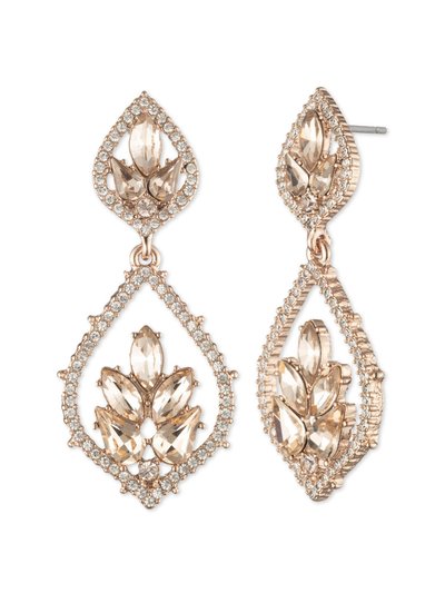 Marchesa Poised Rose Large Drop Earring product