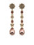 Raring To Go Orbital Filigree Drop Earring - Gold