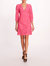 Anise Mini Dress - Fuchsia - Fuchsia