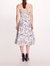 Elowen Dress - Ivory/Navy