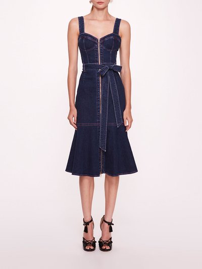 Marchesa Rosa Embelia Dress - Dark Indigo product