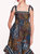 Flying Cheetah Maxi Dress - Blue Multi