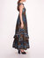 Flying Cheetah Maxi Dress - Blue Multi