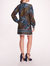 Flying Cheetah Mini Dress - Blue Multi