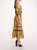 Flying Cheetah Tiered Midi Dress - Yellow Multi