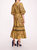 Flying Cheetah Tiered Midi Dress - Yellow Multi