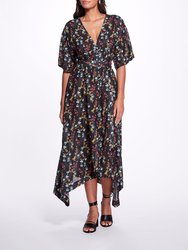 Leilani Dress In Black Multi - Black Multi