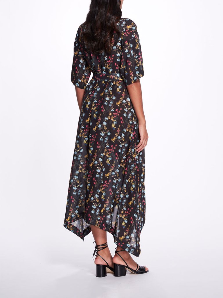 Leilani Dress In Black Multi