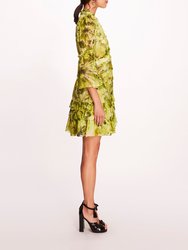 Mali Mini Dress - Chartreuse